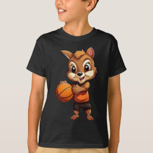 T-shirt Écureuil de basket