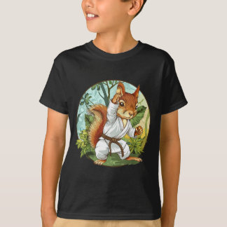 T-shirt Écureuil de judo Nature Arts martiaux Kickboxing