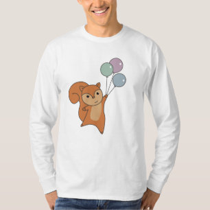 T-shirt Écureuil de la forêt Animal mouches Ballons