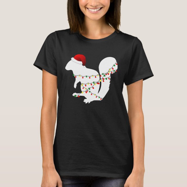 T-shirt Écureuil de Noël (Devant)