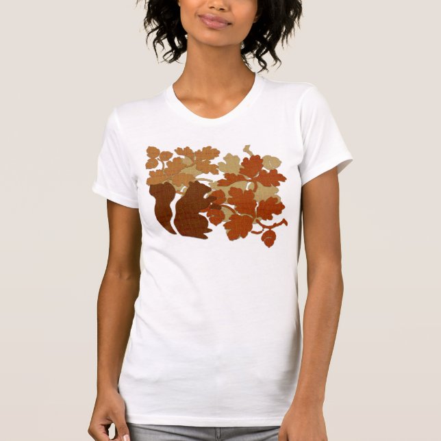 T-shirt Écureuil de "tissu" (Devant)