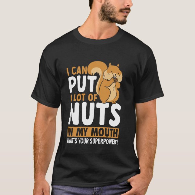 T-shirt Écureuil d'écureuil (Devant)