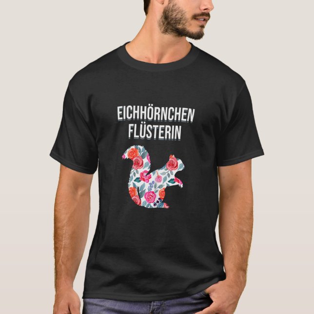 T-shirt Écureuil des femmes Whisperer l'écureuil (Devant)