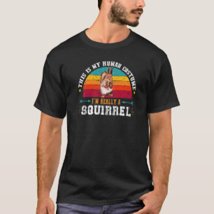 T-shirt Écureuil disant un écureuil Vintage rétro