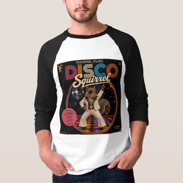 T-shirt Écureuil Disco (Devant)