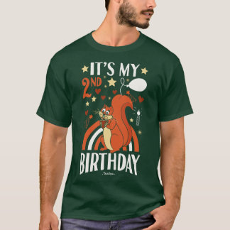 T-shirt Écureuil du 2e anniversaire