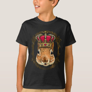 T-shirt Écureuil du roi portant l'écureuil de la Couronne