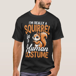 T-shirt Écureuil en costume humain ami drôle
