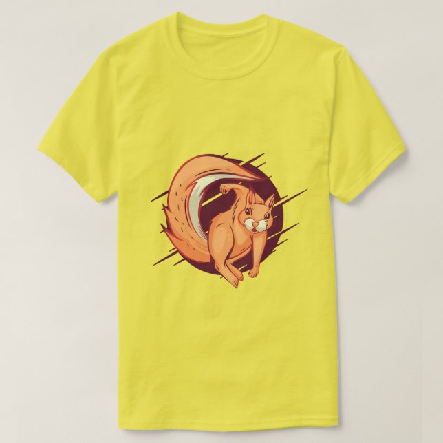 T-shirt Écureuil furtif (Design devant)