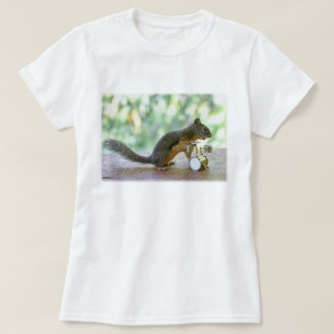 T-shirt Écureuil jouant des tambours