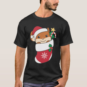 T-shirt Écureuil mignon dans le choeur de Noël pour Noël