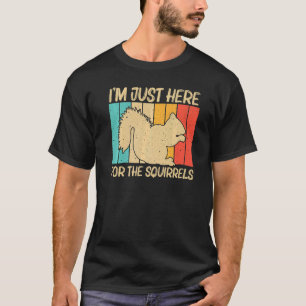 T-shirt Écureuil mignon Hommes Femmes Écureuil Pet Rodent