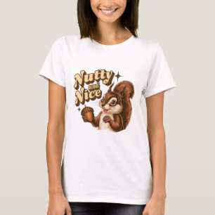 T-shirt Écureuil Nutty Et Nice