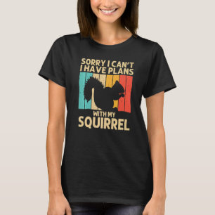 T-shirt Écureuil Pour Hommes Femmes Écureuil Chipmunk 80s