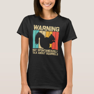 T-shirt Écureuil Pour Hommes Femmes Écureuil Chipmunk 80s