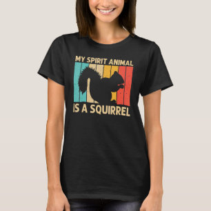 T-shirt Écureuil pour hommes femmes Écureuil  Tamia 80s 7