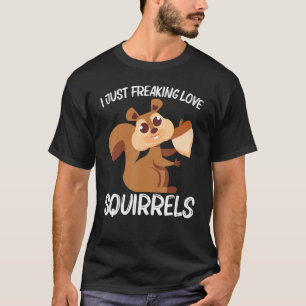 T-shirt Écureuil Pour Hommes Femmes Rodent Forêt Animal