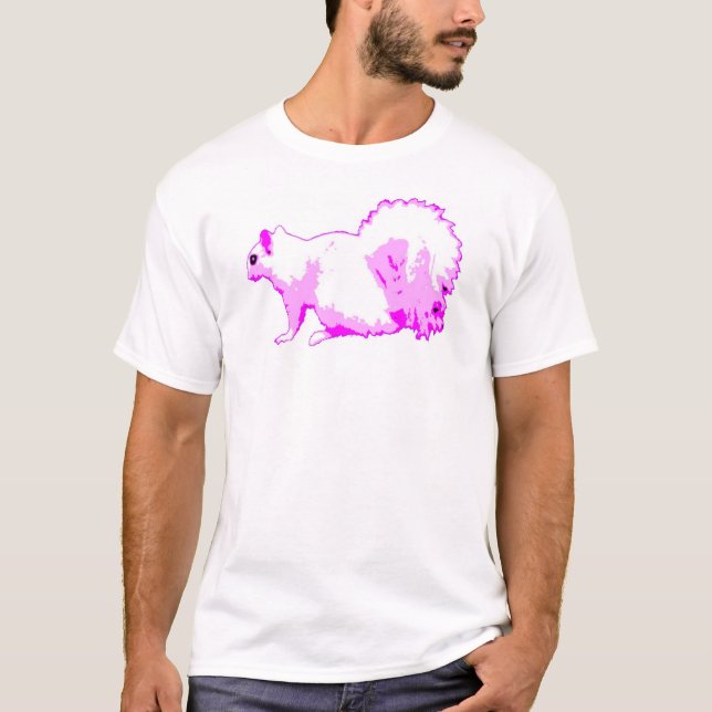 T-shirt écureuil pourpre (Devant)