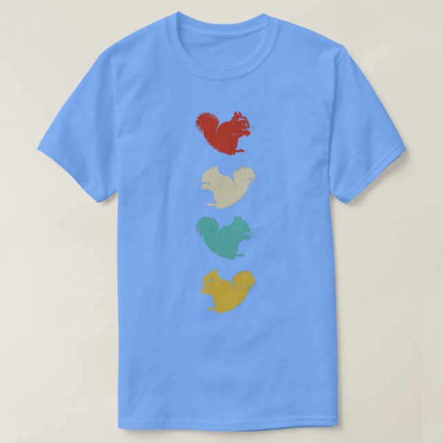 T-shirt Écureuil rétro (Design devant)