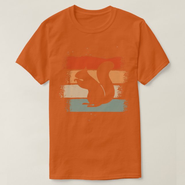 T-shirt Écureuil rétro Écureuil (Design devant)