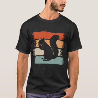 T-shirt Écureuil rétro Écureuil
