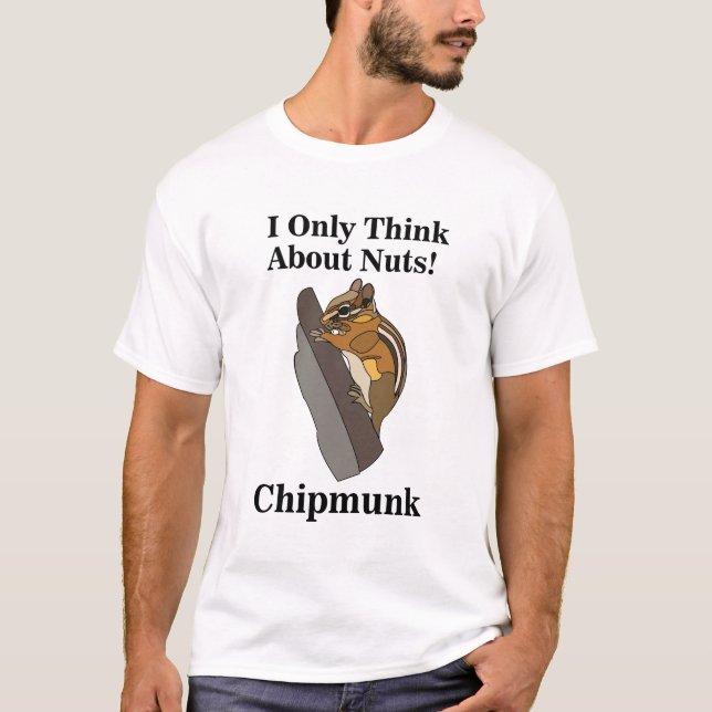 T-shirt Écureuil Rongeur Drôle (Devant)