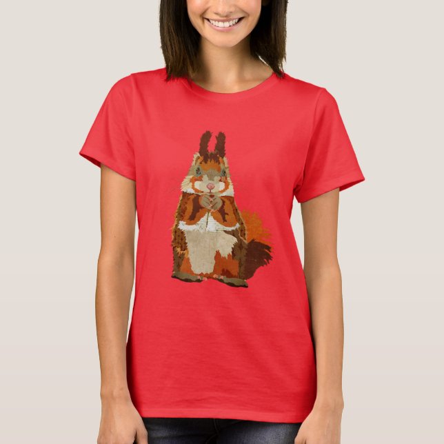 T-shirt Écureuil rouge (Devant)