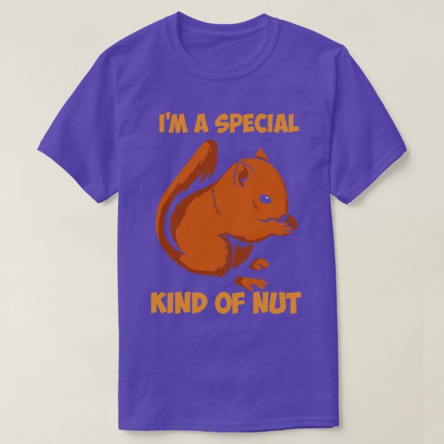 T-shirt Écureuil Spécial Type De Noix (Design devant)