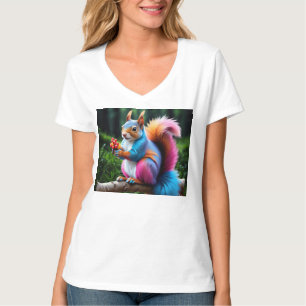 T-shirt Écureuil Sur La Branche-19274