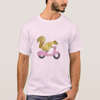 T-shirt Écureuil sur une pièce en t de Vespa