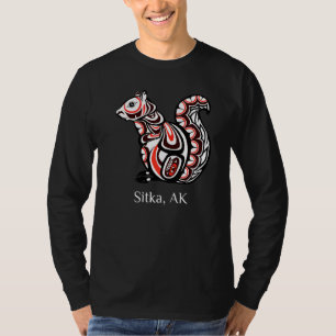 T-shirt Écureuil tribal Sitka Alaska Amérindien Haida