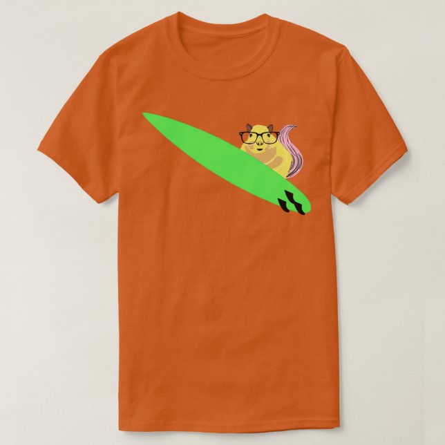 T-shirt Écureuil vilain 403 Surf (Design devant)