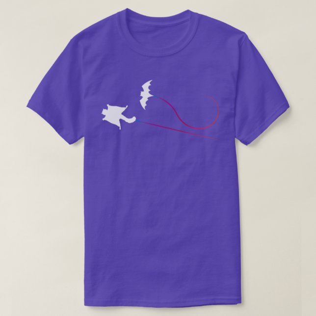 T-shirt Écureuil volant Bat volant pour une course (Design devant)
