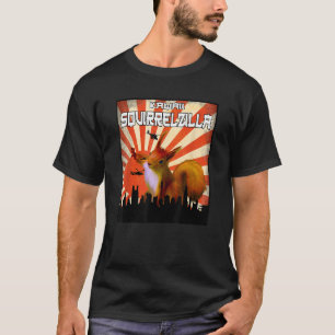 T-shirt Écureuil Zilla L'écureuil porte de mignons écureui