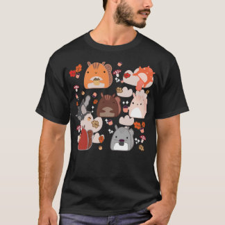 T-shirt Écureuils Kawaii