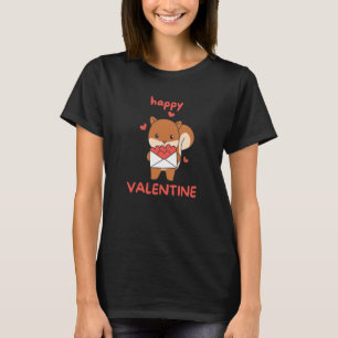 T-shirt Écureuils pour la Saint Valentin de mignons animau