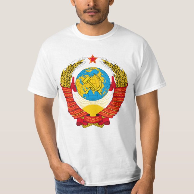 T-shirt Écusson de l'URSS CCCP (Devant)