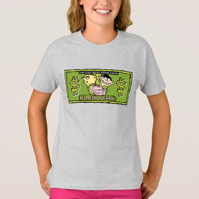 T-shirt Ed, Edd, n Eddy Dollar Bill (Devant)