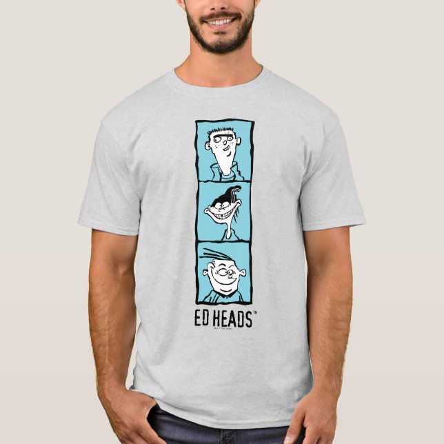 T-shirt Ed, Edd, n Eddy - Ed Heads (Devant)