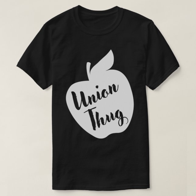 T-shirt Ed Red Union Thug Enseignant (Design devant)