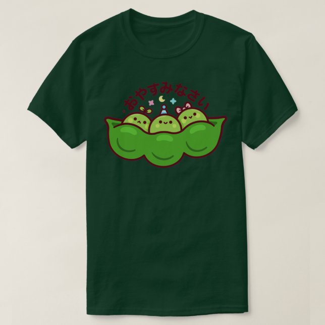 T-shirt Edamame Kawaii (Design devant)