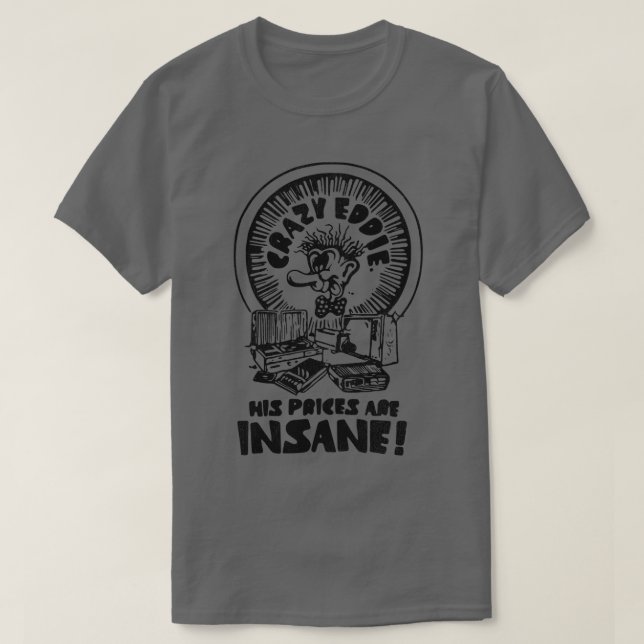 T-shirt Eddie fou est fou (Design devant)
