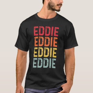 T-shirt Eddie Surnom Retro Vintage 80s Anniversaire Réunio