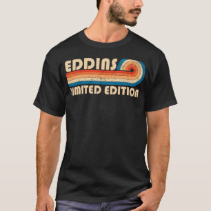 T-shirt EDDINS Nom Retro Vintage 80s 90s Anniversaire Reun