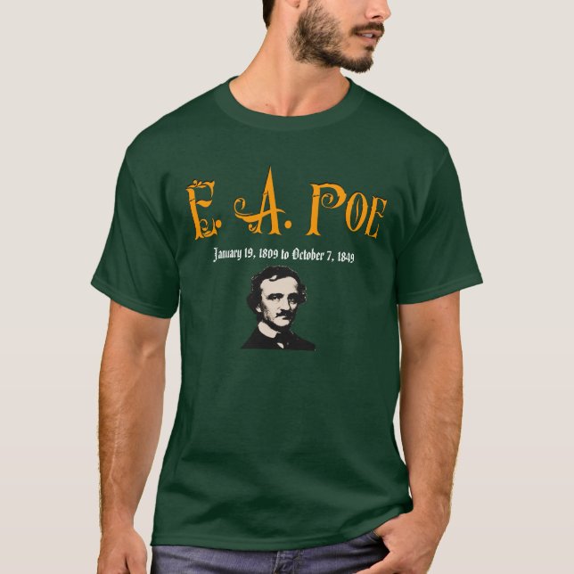 T-shirt Edgar Allan Poe (Devant)