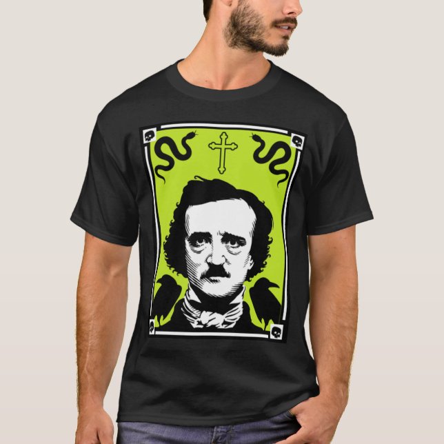 T-shirt Edgar Allan Poe Anniversaire 19 janvier (Devant)