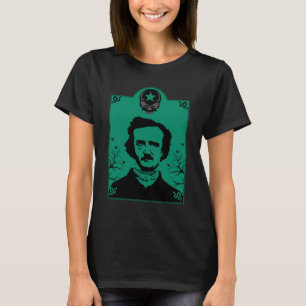 T-shirt Edgar Allan Poe Black Raven