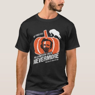 T-shirt Edgar Allan Poe Raven sur un Halloween Citrouille 