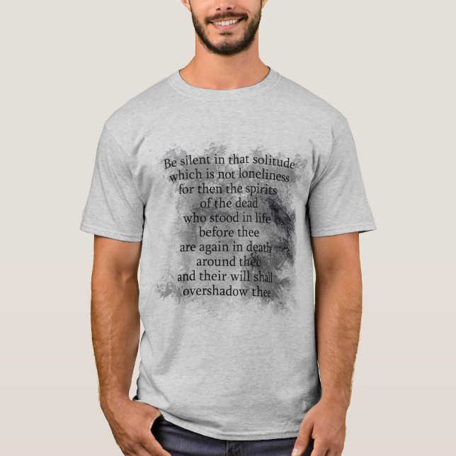 T-shirt Edgar Allan Poe Spirits of the Dead Halloween Poem (Devant)