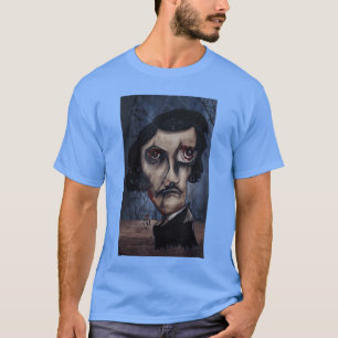 T-shirt Edgar Allan Poe surréaliste horreur gothique drôle